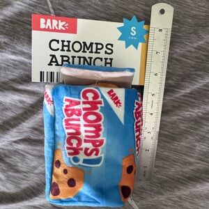 BARK Chomps A Bunch Plush Dog Toy – Size Small (0–20 lbs)